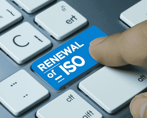 Renewal of ISO